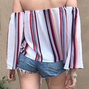 Flowy off the shoulder top!!